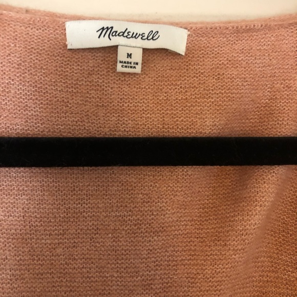 Madewell Pink Kimball Knit Pullover - Picture 3 of 5